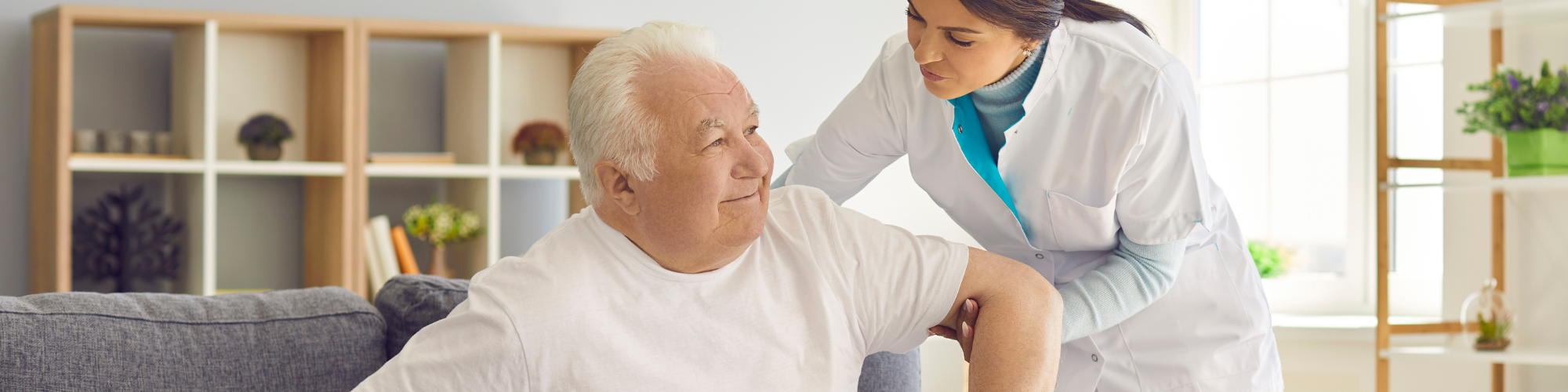 Senior and Caretaker